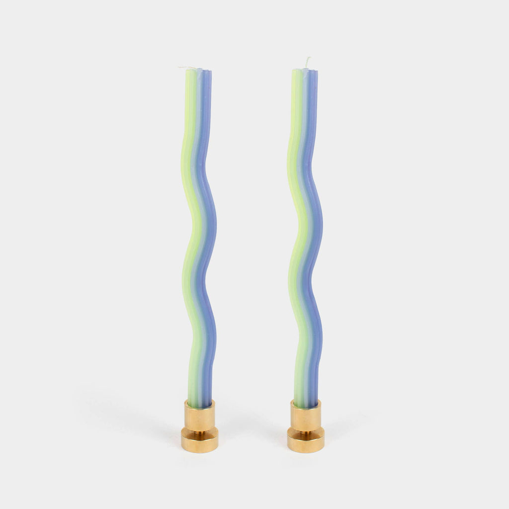 Wiggle Candles - Lavender & Green