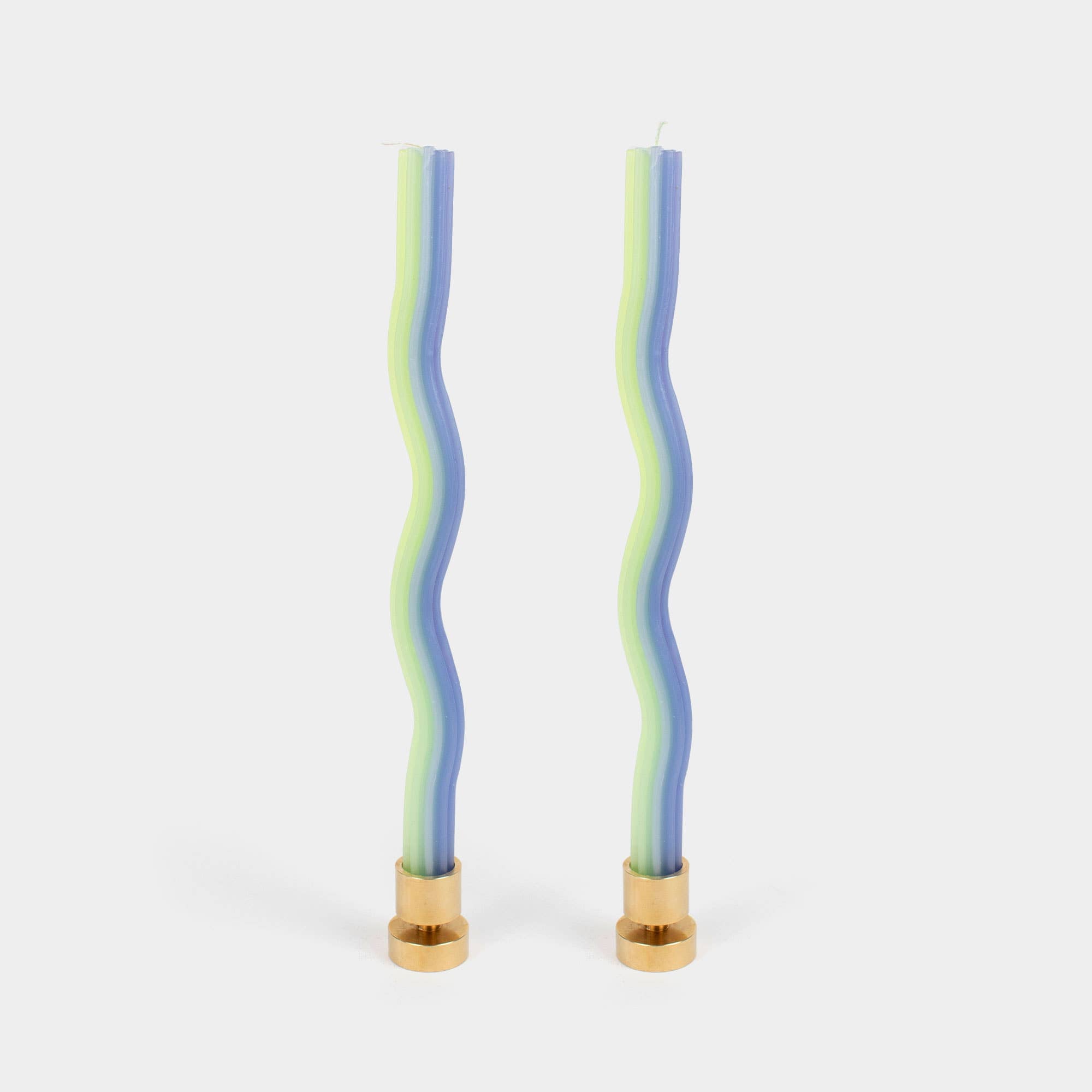 Wiggle Candles - Lavender & Green