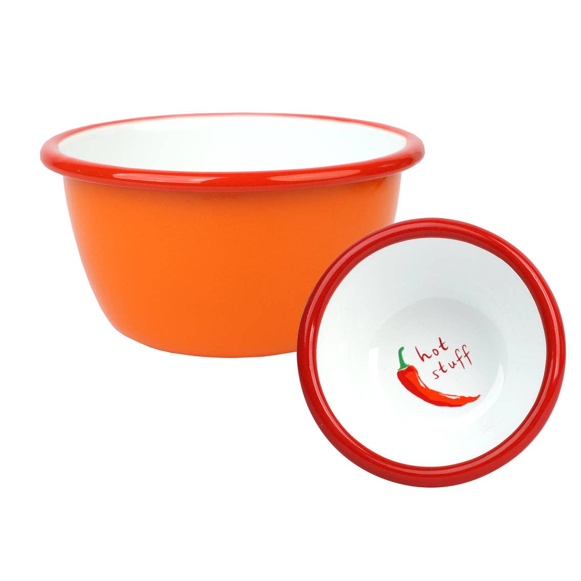 Chilli Enamel Dip and snack Bowl