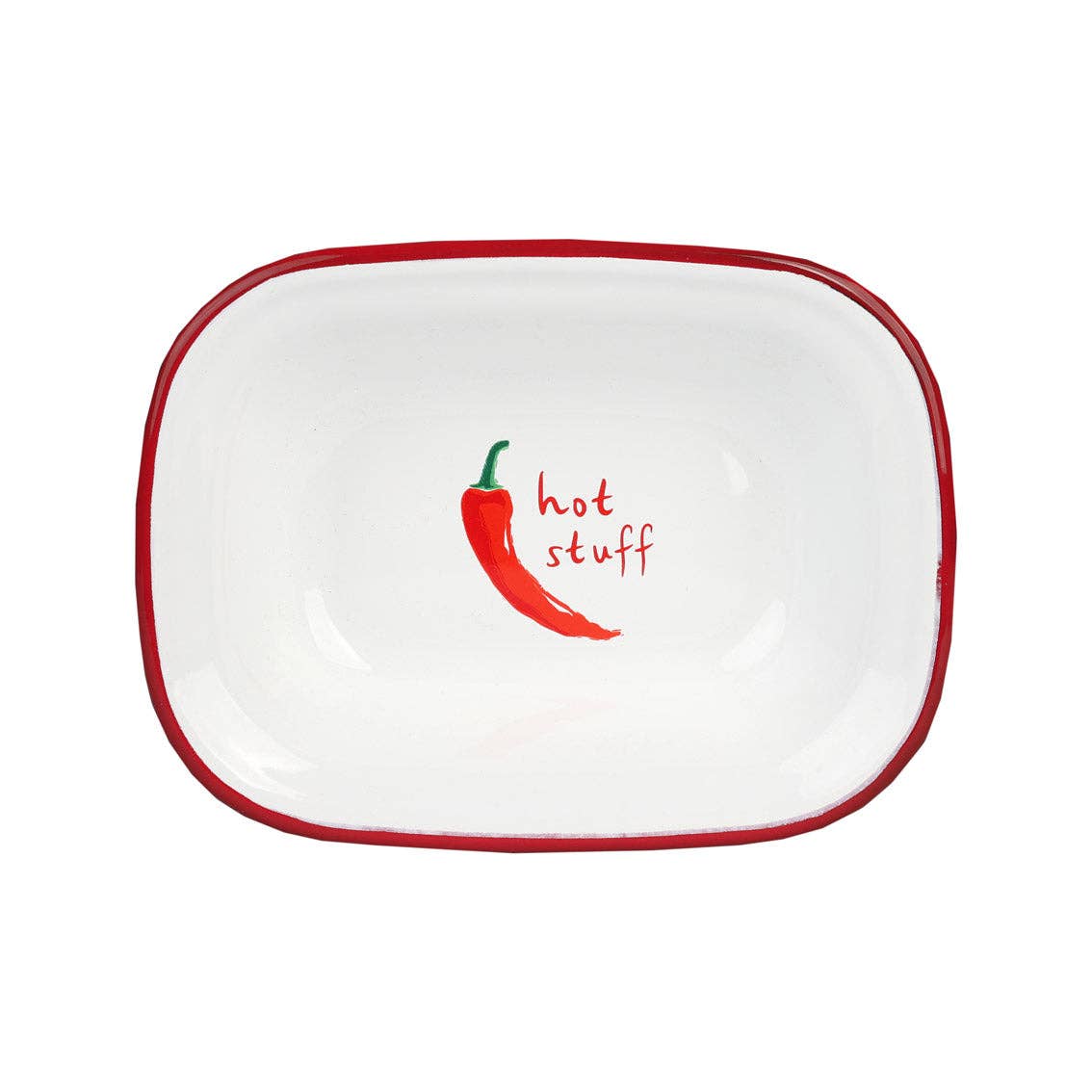 Chilli Enamel Food serving Dish - 20cm