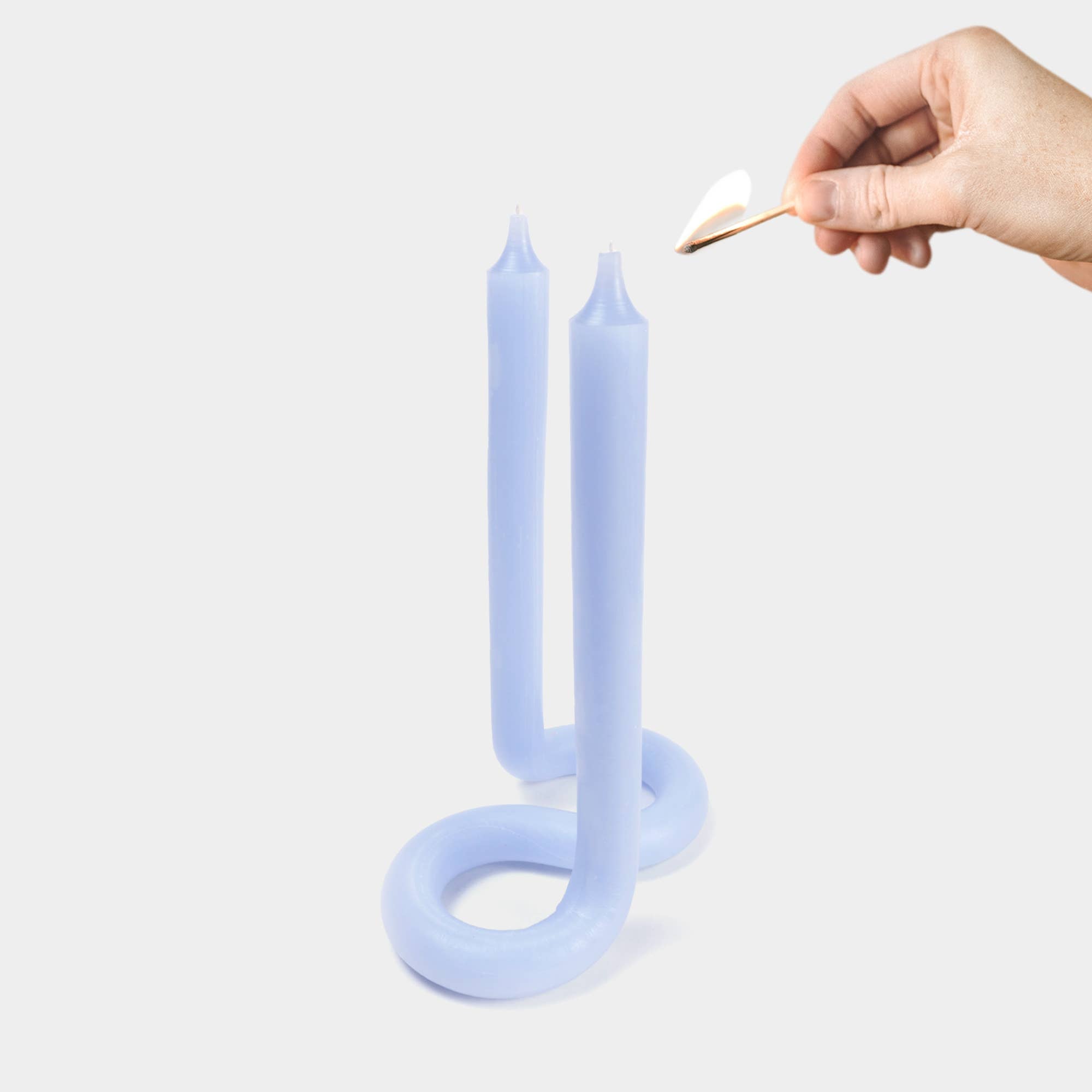 Twist Double Candle Sticks