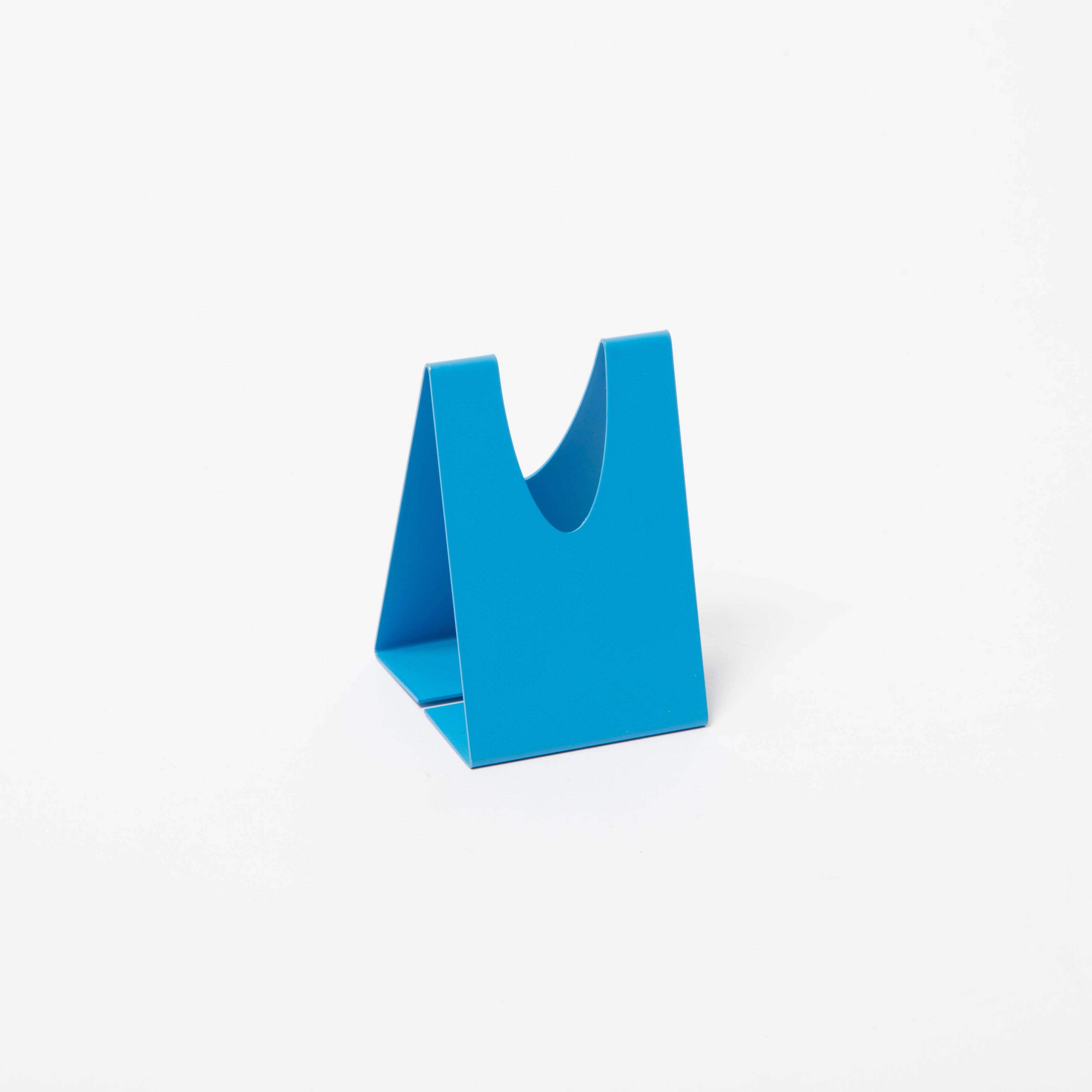 Triangle Candle Holder - Cobalt Blue