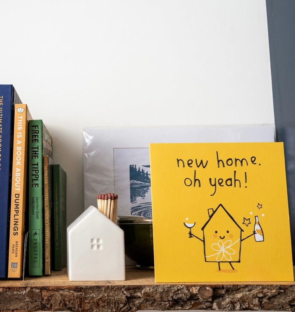 House shaped match stick holder