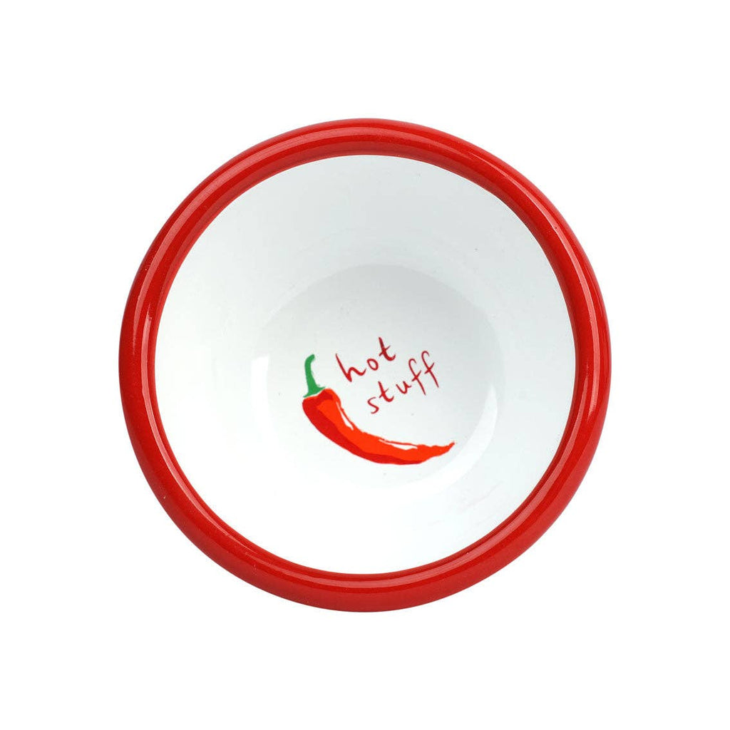 Chilli Enamel Dip and snack Bowl