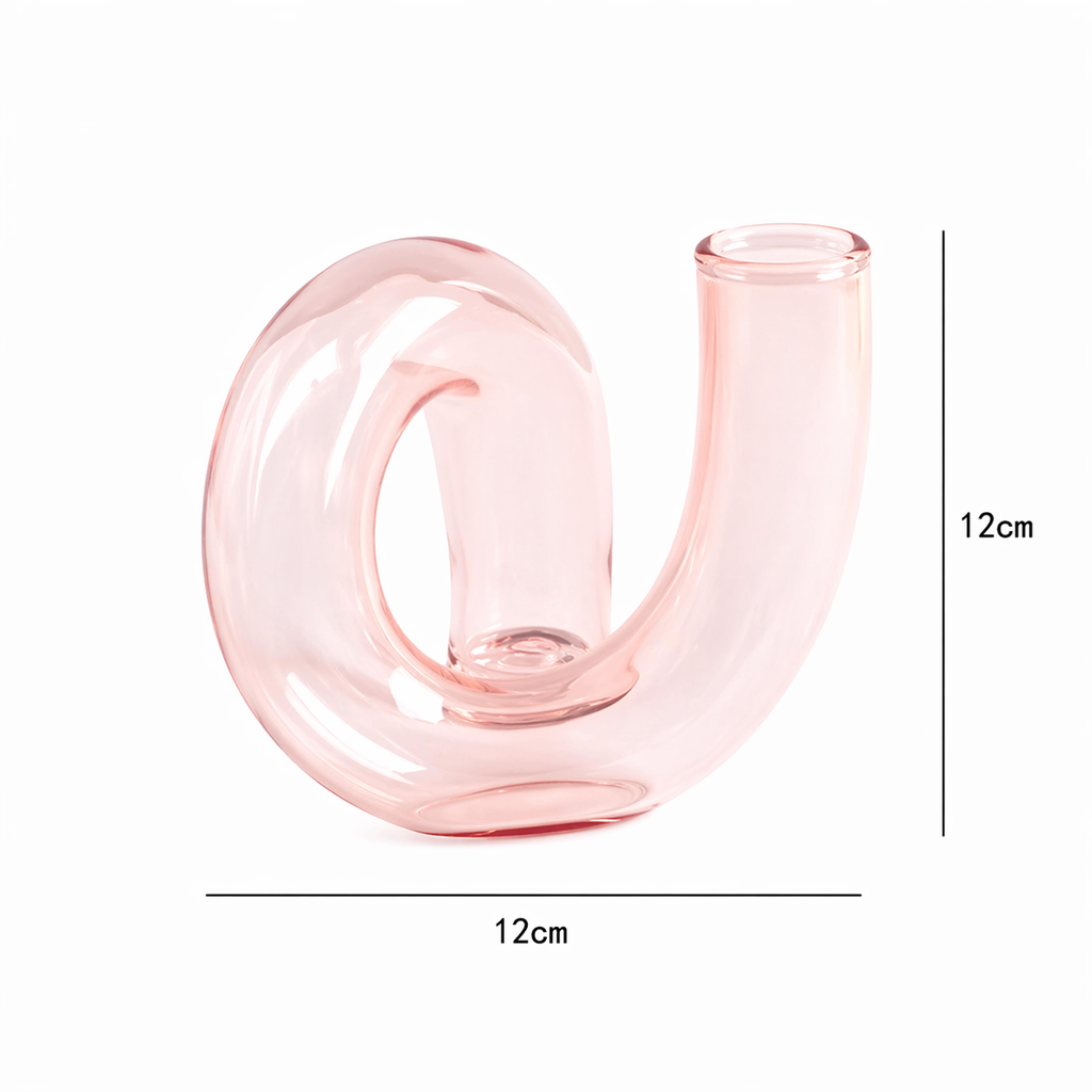 Twist Flower Vase: Pink