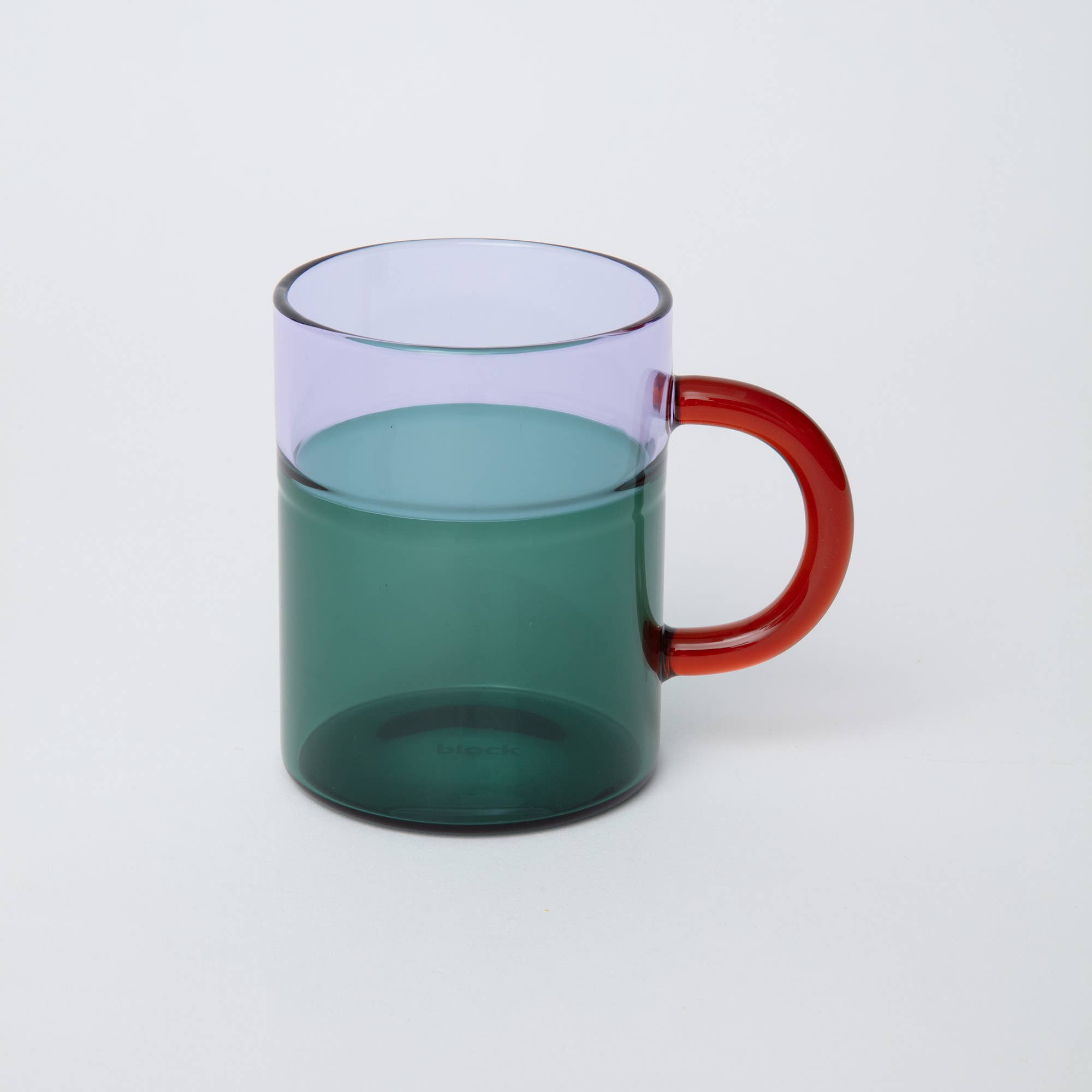 Pablo Glass Mug - Lilac and Green